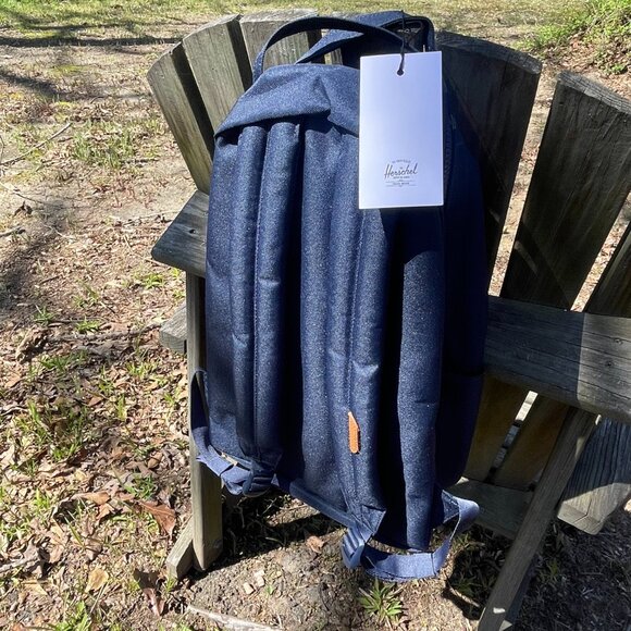 NWT Unisex Adult OS Navy Herschel Supply Co. Miller Backpack - Picture 4 of 15